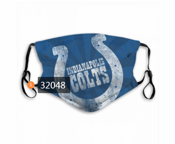 NFL 2020 Indianapolis Colts 122 Dust mask with filter